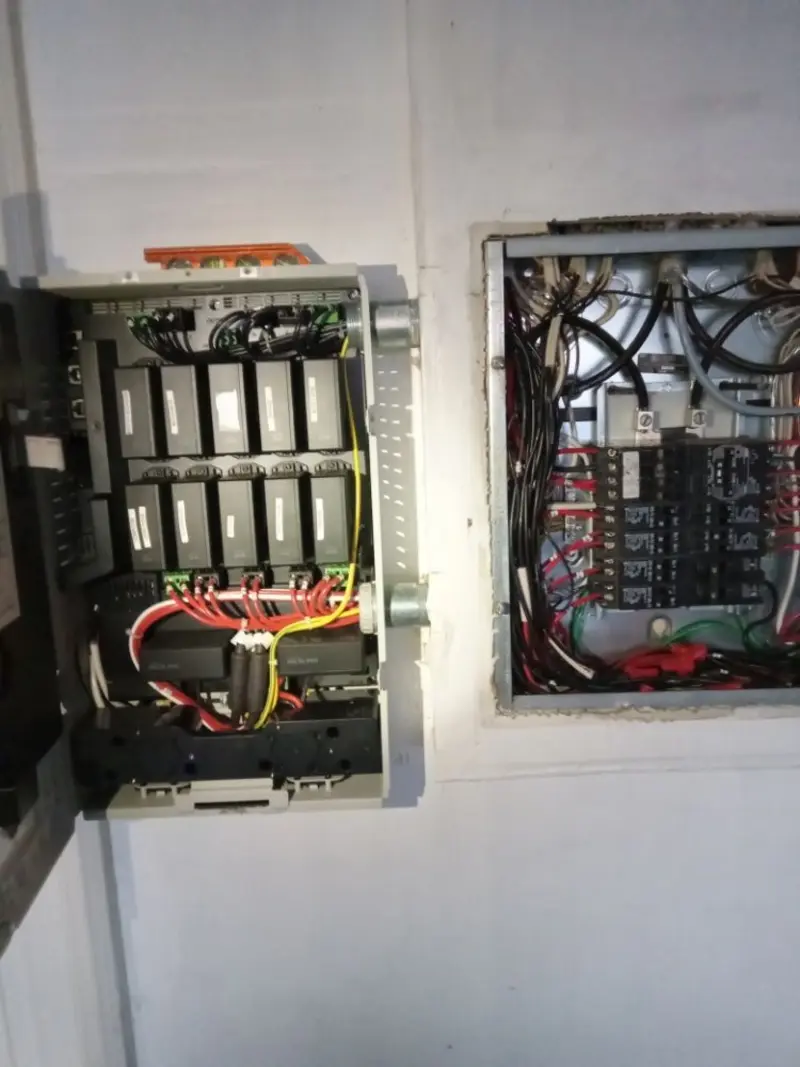 Electrical panel upgrade completed for Ring Doorbell Installation in Rockcreek